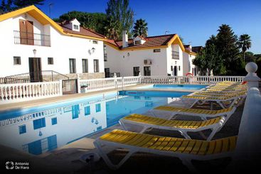 Complejo turístico Los Pinos casas y jardines 4